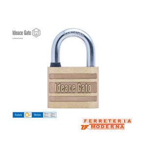 CANDADO LATON FORJADO 30MM IDEACE 7CF30